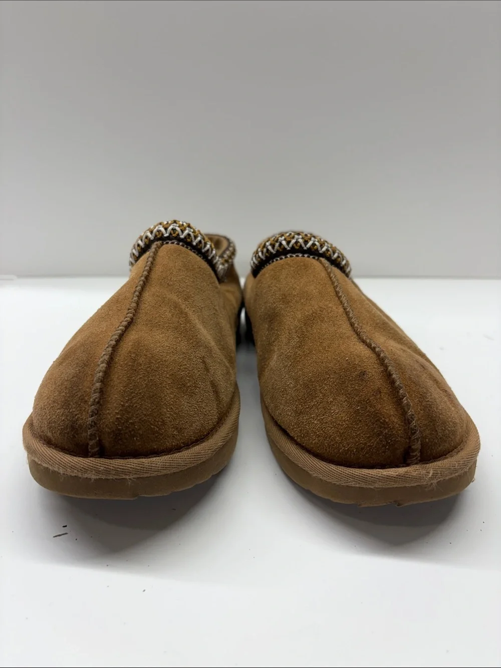 Used UGG Suede Shearling Slip-on Clog Size 4